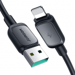 Kaabel Joyroom  Joyroom Multi-Color Series A14 Lightning /USB-A 2.4A 1.2 m Cable - Black