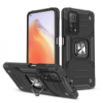 Tagakaaned Wozinsky  Wozinsky Ring Armor Tough Hybrid Case Cover + Magnetic Mount Mi Poco M4 Pro 5G / Redmi Note 11 5G (China) / Redmi Note 11T 5G / Redmi Note 11S 5G black