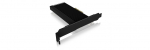 &Uuml;leminek Raidsonic Converter for 1x HDD/SSD for PCIe x4 slot IB-PCI208-HS Black