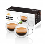 Muud v&auml;ikesed kodumasinad ETA  Lungo cups 518091010 For coffee, 2 pc(s), Dishwasher proof, Glass