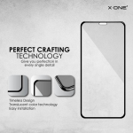 Kaitseklaasid X-One  Tempered Glass X-ONE - for iPhone X/Xs 3D Full Cover black
