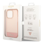 Tagakaaned Guess  Guess Translucent iPhone 14 Pro Max 6.7" Case - Pink