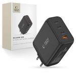 Kaabel Tech-Protect  Tech-Protect NC200W-GaN 4-Port 200W Wall Charger - Black