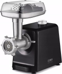 Lihaveski Caso  Caso  Meat Mincer  FW 2500  Black  2500 W  Number of speeds 2  Throughput (kg/min) 2.5  3 stainless steel cutting plates (3 mm  5 mm