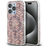 Tagakaaned Guess  Guess IML GCube MagSafe case for iPhone 15 Pro Max - pink