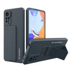 Tagakaaned Wozinsky  Wozinsky Kickstand Case silicone case with stand Xiaomi Redmi Note 11 Pro navy blue