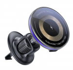 Automaatne hoidja yesido 15W Air Outlet Car MagSafe Magnetic Wireless Charging Holder Black