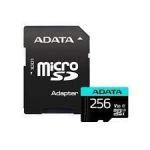 Muu arvutitarvik ADATA MEMORY MICRO SDXC 256GB W/AD./AUSDX256GUI3V30SA2-RA1