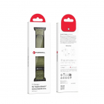 Rihm Forcell Strap to Apple Watch Forcell F-Design FA05 nylon hook-and-loop 42 / 44 / 45 / 49 mm green