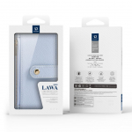 Tagakaaned Dux Ducis  Dux Ducis Lawa iPhone 16 Pro Leather Case with Detachable Magnetic Wallet - Blue