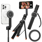 Kaameratarvik Spigen  Spigen S581W MagSafe Bluetooth Selfie Stick and Tripod - Black