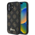 Tagakaaned Guess  Guess Peony Script MagSafe iPhone 16 Case - Black