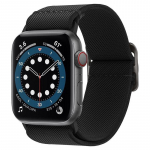 Tagakaaned Spigen  Spigen Fit Lite Strap for Apple Watch 4/5/6/7/8/9/SE/Ultra (42/44/45/49 mm) - Black