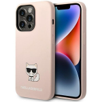Tagakaaned Karl Lagerfeld  Karl Lagerfeld KLHCP14LSLCTPI iPhone 14 Pro 6.1 "hardcase light pink / light pink Silicone Choupette Body