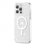Tagakaaned Kingxbar  Kingxbar PQY Geek Series magnetic case for iPhone 14 Plus MagSafe silver