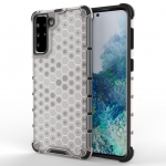 Tagakaaned Hurtel  Honeycomb case armored cover with a gel frame for Samsung Galaxy S22 + (S22 Plus) transparent