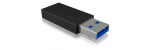 Ruuterid Raidsonic ICY BOX Adapter for USB 3.1 (Gen 2), Type-A plug to Type-C socket IB-CB015
