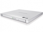 Server &ndash; muud tarvikud H.L Data Storage Ultra Slim Portable DVD-Writer GP57EW40 Interface USB 2.0, DVD&plusmn;R/RW, CD read speed 24 x, CD write speed 24 x, White, Desktop/Notebook
