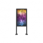 Teleri kinnitus EDBAK | Floor stand | POK101 | 55 " | Maximum weight (capacity) 80 kg | Black