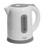 Veekeetja Adler  Kettles AD 1234 Standard kettle, Plastic, White, 2200 W, 1.7 L, 360&deg; rotational base