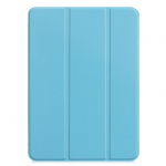 Kaaned iLike Galaxy Tab A9 / A11 8.7 X110 Tri-Fold Eco-Leather Stand Case Sky Blue