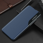 Tagakaaned Hurtel  Eco Leather View Case elegant case with flap and stand for iPhone 16e - blue