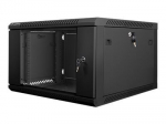 Serverid Lanberg  Rack cabinet 19" wall-mount 6U/600x600 (flat pack) V2, black |