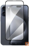 Kaitseklaasid Evelatus Apple iPhone 16 Pro Max 2.5D Full Cover Glass Anti-Static Light Black
