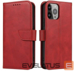 Kaaned - kaaned iLike Samsung Galaxy A54 5G cover with flip wallet stand Red