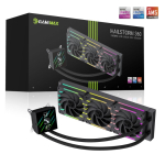 Jahutid gamemax  CPU Liquid Cooler | HAILSTORM 360 LCD BK | Black