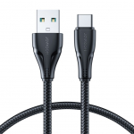 Kaabel Joyroom  Joyroom Surpass Series A11 USB-A / USB-C 3A Cable 1.2 m - Black
