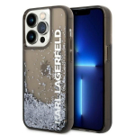Tagakaaned Karl Lagerfeld  Karl Lagerfeld Liquid Glitter Elong case for iPhone 14 Pro - black