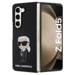 Tagakaaned Karl Lagerfeld  Karl Lagerfeld KLHCZFD5SNIKBCK Z Fold5 hardcase black/black Silicone Ikonik
