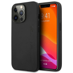 Tagakaaned Mercedes-Benz  AMG AMHCP14XDOLBK iPhone 14 Pro Max 6.7 "black / black hardcase Leather Hot Stamped