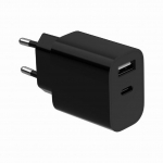 Laadijad ja juhtmed Gembird CHARGER USB UNIVERSAL BLACK/2P TA-UC-2AC12-01-BK