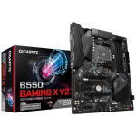 AMD protsessori emaplaat Gigabyte Mainboard||AMD B550|SAM4|ATX|Memory DDR4|Memory slots 4|3xPCI-Express 3.0 1x|1xPCI-Express 3.0 2x|1xPCI-Express 4.0 16x|2xM.2|1xDVI-D|1xHDMI|2xAudio-In|1xAudio-Out|2xUSB 2.0|4xUSB 3.2|1xPS/2|1xRJ45|B550GAMINGXV21.3
