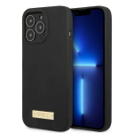Tagakaaned Guess  Guess GUHMP13LSPLK iPhone 13 Pro / 13 6.1" black/black hard case Silicone Logo Plate MagSafe