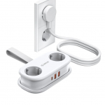 Muu arvutitarvik Orico  Orico AP3 20W GaN 5in1 Power Strip 2x AC + 2x USB-A + 1x USB-C - White