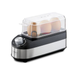 Munakeetja Caso  Egg Cooker E3 210 W Black/Stainless Steel 02774 Black Stainless Steel