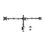 Tarvikud ja tarvikud Gembird  GEMBIRD Adjustable desk 3-display mount