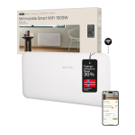 Muud v&auml;ikesed kodumasinad Mill  Mill Invisible Smart WiFi Heater  PA1500WIFI4  Panel Heater  1500 W  Suitable for rooms up to 18-22 m  White  IPX4