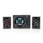 Arvutik&otilde;larid NEDIS  Nedis GSPR31021BK Spēļu skaļrunis 2.1 / 33W / LED