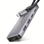 &Uuml;leminek Axagon  HMC-5H60 2xUSB-A HDMI4K 1x USB-C PD100W USB-C