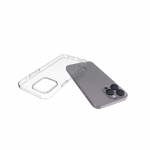 Tagakaaned Evelatus Apple iPhone 15 Pro Max Clear Silicone Case 1.5mm TPU Transparent