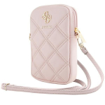 Muu telefoni lisavarustus Guess  Guess Zip Quilted 4G bag - pink