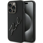 Tagakaaned Karl Lagerfeld  Karl Lagerfeld Silicone Karl Script case for iPhone 15 Pro - black