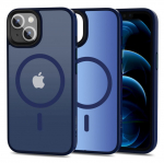 Tagakaaned Tech-Protect Tech-Protect MagMat MagSafe iPhone 13 Case - Matte Navy Blue