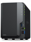 M&auml;lupulk Synology DS223 Up to 2 HDD/SSD Hot-Swap, RTD1619B, Processor frequency 1.7 GHz, 2 GB, DDR4, RAID Basic, JBOD, RAID 0, RAID 1, 1x1GbE/3xUSB 3.2Gen1, 1x Fans 92 mm x 92 mm