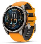 Nutikell Garmin  SMARTWATCH FENIX 8 SAPPHIRE/ORANGE 010-02904-11