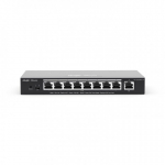 valvetarvikud Ruijie Networks RG-ES209GC-P tīkla pārslēgs Vadīts Gigabit Ethernet (10/100/1000) Power over Ethernet (PoE) Black
